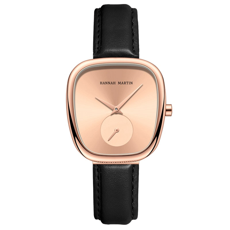 Relógio Feminino Pulseira de Couro Premium