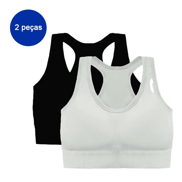 Compre 1 Leve 2 Top Feminino Basic Fit