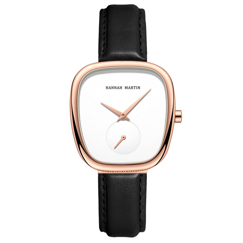 Relógio Feminino Pulseira de Couro Premium